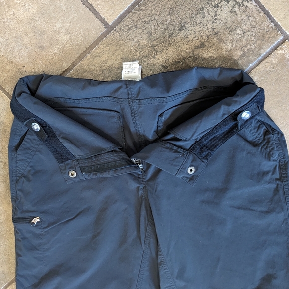 LL Bean Gorpcore Comfort Trail Pants Size 10 Dark Grey/Soft Black - Picture 13 of 14